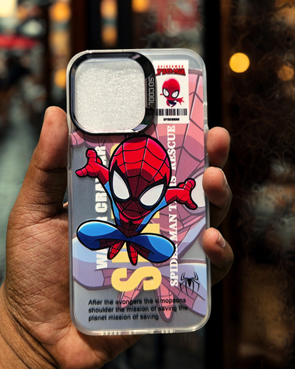 APPLE IPHONE ANIME CHARACTER PATTERN - SPIDER MAN FULL