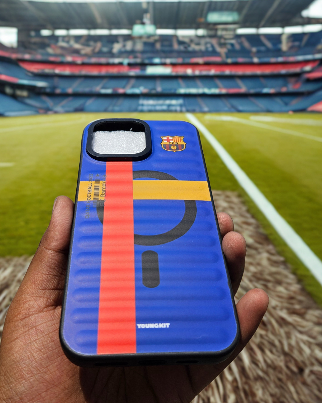 IPHONE APPLE FOOTBALL TEAM PATTERN- IN RED COLOUR - ACM