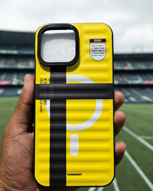 APPLE IPHONE FOOTBALL TEAM PATTERN - IN YELLOW COLOR