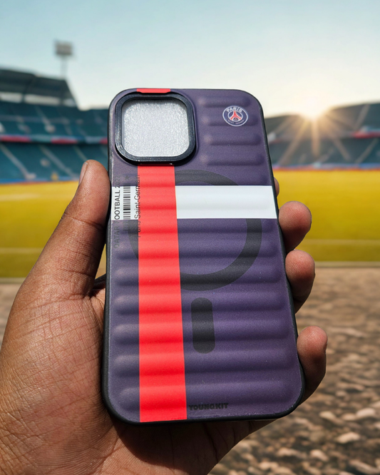 IPHONE APPLE FOOTBALL TEAM PATTERN- IN BLUE COLOUR - PARIS SAINT GERMAN