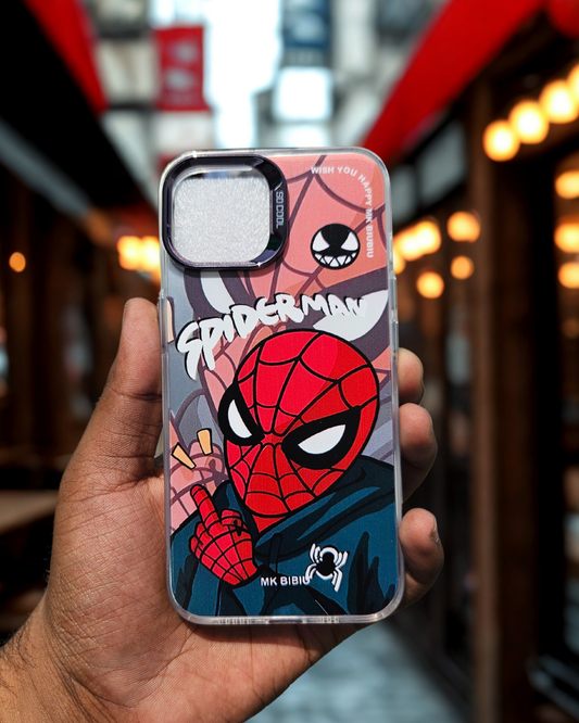 APPLE IPHONE ANIME CARTOON MARVEL CHARACTER PATTERN -SPIDERMAN