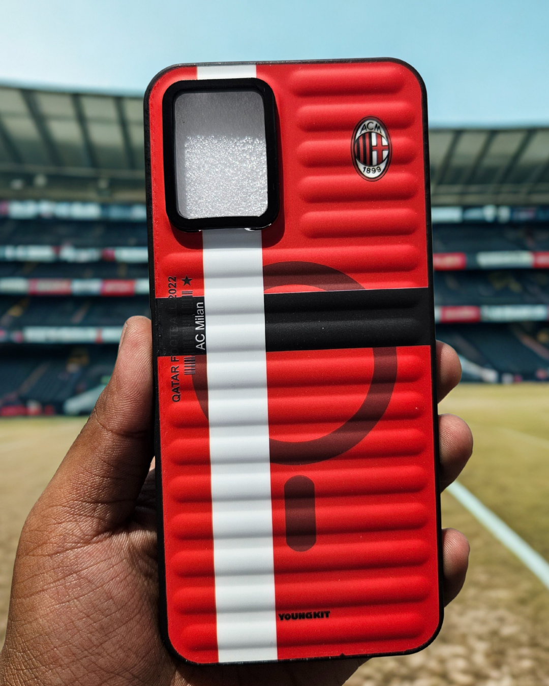 IPHONE APPLE FOOTBALL TEAM PATTERN- IN RED COLOUR - ACM