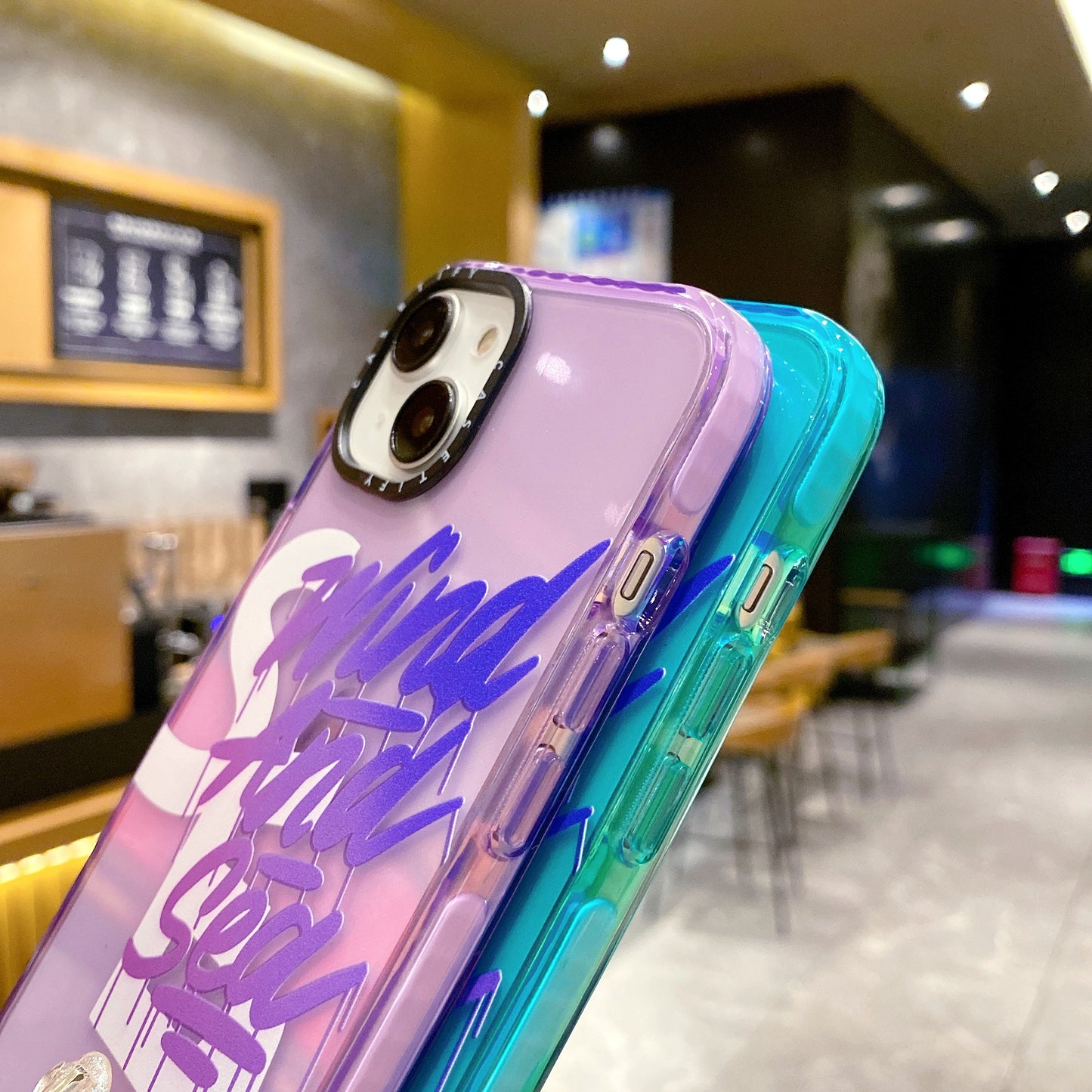 Apple iPhone New series Soft Luxury Sea Cases-pink