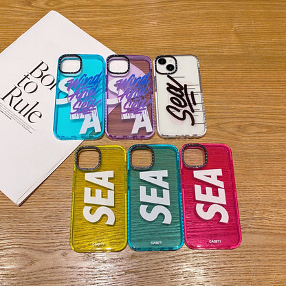 Apple iPhone New series Soft Luxury Sea Cases-pink