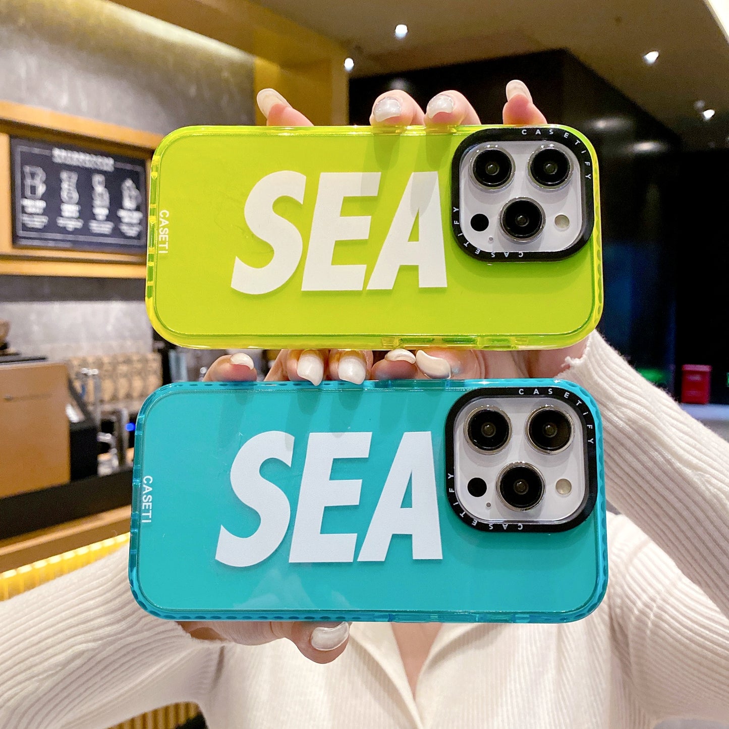 Apple iPhone New series Soft Luxury Sea Cases-pink